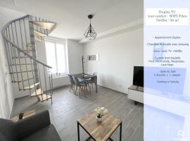 180B - Duplex T2 Tout Confort - Wifi Netflix，位于勒贡蓬图夫尔的公寓