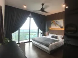 Almas Suites Puteri Harbour / Nusajaya JB 5 min to Legoaland Homespace Cozy room near 2nd link