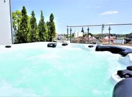 Panorama Penthouse Apartment mit Klima und Whirlpool für bis zu 6 Personen