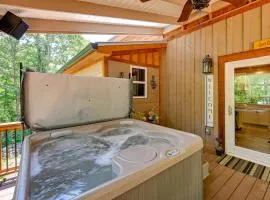 Near Main Street with Hot Tub Retreat in Hiawassee!