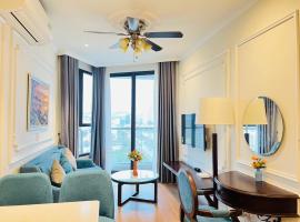 Blue Rose - Sea View, High Floor, 70m2 apartment, 2 Bedrooms, 2 WC,，位于下龙湾的海滩短租房