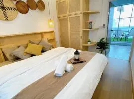 Relax Private terrace&cozy BR,near Grand palace