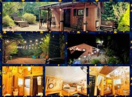 Tiny House, WIFI,Hot tub,Secluded，位于科斯比的小屋