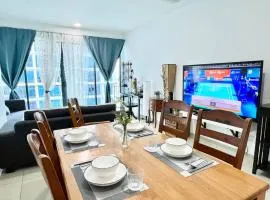 T2 1-10Pax 2Room Balcony Trefoil Setia Alam TV Wi-Fi