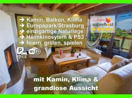 Ferienhaus Schwarzwald bei Straßburg Europapark für 12 Personen auf 160qm，位于莱瑙的度假屋