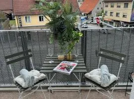 Stilvolles und modernes Appartement mit sonnigem Balkon in Flughafen- und Messenähe 31
