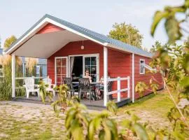 Chalet with covered terrace in the Leukermeer
