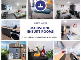 Maidstone High St - Deluxe Ensuite Rooms - Fast Wi-Fi，位于Kent的住宿加早餐旅馆