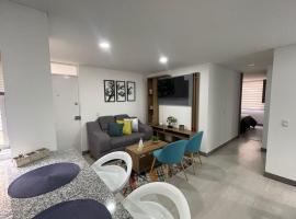 Magnifico y confortable apartamento amoblado # 303，位于波哥大埃尔图纳尔图书馆附近的酒店