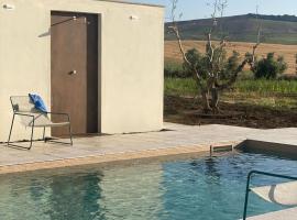 Agriturismo Colle Igino，位于马泰拉的带泳池的酒店