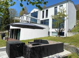 Luxury Villa close to Zürich /View/Sauna/Garden，位于Dättlikon的别墅