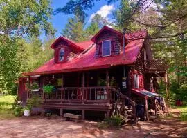 Chalet en bois rond Mauricie