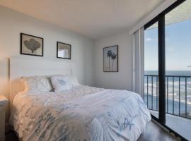 1 Bedroom -1 Bath Ocean View Condo At Ocean Trillium 802，位于新士麦那海滩的酒店