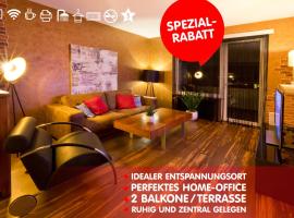 Special Retreat Apartment & Home-Office & Workplace，位于巴塞尔巴塞尔哥伦比亚宫附近的酒店