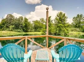 Secluded Broken Bow Escape with Fishing Pond and Pier!