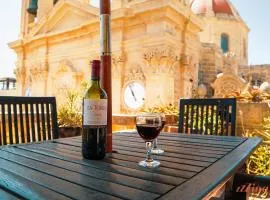 A pretty apartment in a Gozo village square