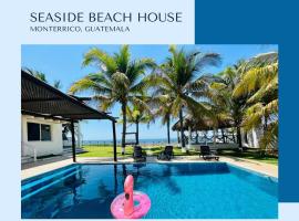 Seaside Beach House, Monterrico，位于Santa Rosa的酒店