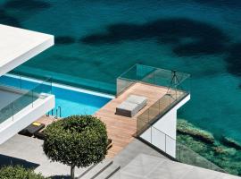 Beachfront Villa in Crete - Epavli Luxury Villa，位于阿齐亚佩拉加的Spa酒店