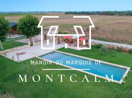 Manoir du Marquis de Montcalm，位于Vestric-et-Candiac的住宿加早餐旅馆