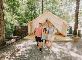 Timberline Glamping at Amicalola Falls，位于道森维尔的豪华帐篷营地