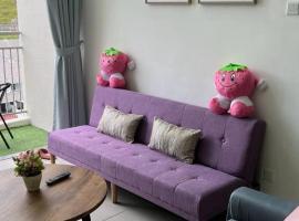 Sweet Homestay 3RM @ Penthouse Apartment in Brinchang，位于伯恩仓的民宿