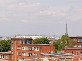 Amazing apartment 5P with A/C- Eiffel Tower's view，位于沙蒂永的酒店