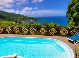 VILLA TI'ROUCOU 3 étoiles - vue mer et piscine privée sans vis à vis