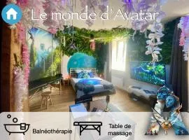 Le monde D avatar avec Balneo et table de massage