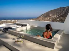 Wonderful Santorini Villa 1 Bedroom Villa Gonia Astonishing Views and Outdoor Jacuzzi Exo Gonia