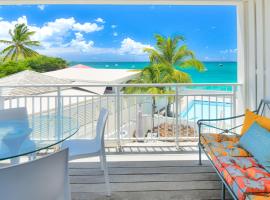 Kokonut Sea view with Pool on Grand Case Beach, Central, Private parking，位于格兰德凯斯的酒店