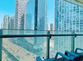 Downtown High Floor Condo Suite with Balcony City View