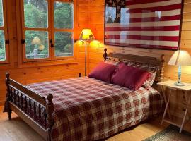 Rustic Lakefront Cottage Derby Paddles Lodge，位于Derby Center的酒店