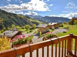 Demi chalet 8 pers, 4 chambres, garage, wifi, ski bus proche - FR-1-391-45