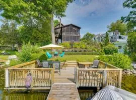 Queensbury Lakefront Home Screened Porch and Views!