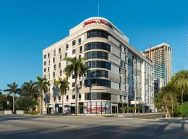 Hampton Inn & Suites Miami Wynwood Design District, FL，位于迈阿密美国警察博物馆附近的酒店