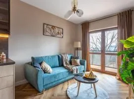 Przytulny Kąt w Green Park Resort w budynku z basenem, sauną, jacuzzi