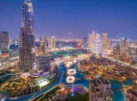 FIRST CLASS 3BR with full BURJ KHALIFA and FOUNTAIN VIEW