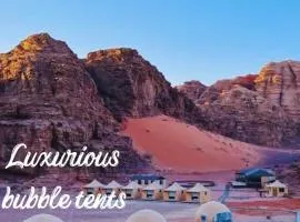 Luxurious bubble tents in Wadi Rum