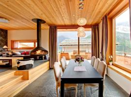 Chalet Chloe - Saas-Fee，位于萨斯费的乡村别墅