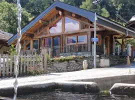 Chalet La Plagne jacuzzi vue top