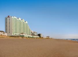 海滩城市希尔顿套房酒店，位于大洋城的酒店