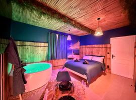 BORA-BORA Suite - JACUZZI - Centre-ville，位于纳博讷的带按摩浴缸的酒店