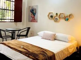 Apartaestudio Colonial, Aire Acondicionado, wifi 200 Mbps