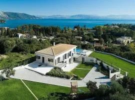 Secluded Elegance at Villa Giem - 4 Bedrooms - Unmatched Sea Views - Private Pool & Lush Gardens - Dassia