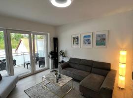 Luxuriöses Apartment,Neubau, 4 Personen, Parkplatz, Griechischer Stil，位于波鸿的酒店