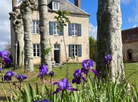 Le Brasseur Logements，位于Saint-Caprais的带泳池的酒店