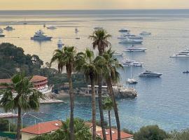 Monte Carlo border sea view 10 min to Casinò，位于博索莱伊的带停车场的酒店