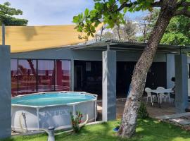 Hermosa Casa de Playa DejaBlue SV (con Mini Golf)，位于拉利伯塔德的别墅