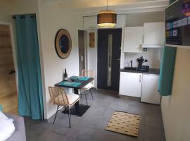 Chambre avec cuisine, entrée et terrasse privée !，位于Curienne的酒店