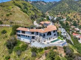 Hollywood Hills Luxury Spanish Estate with Pool & Views
